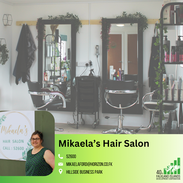 Mikaela's new business at Hillside Business Park